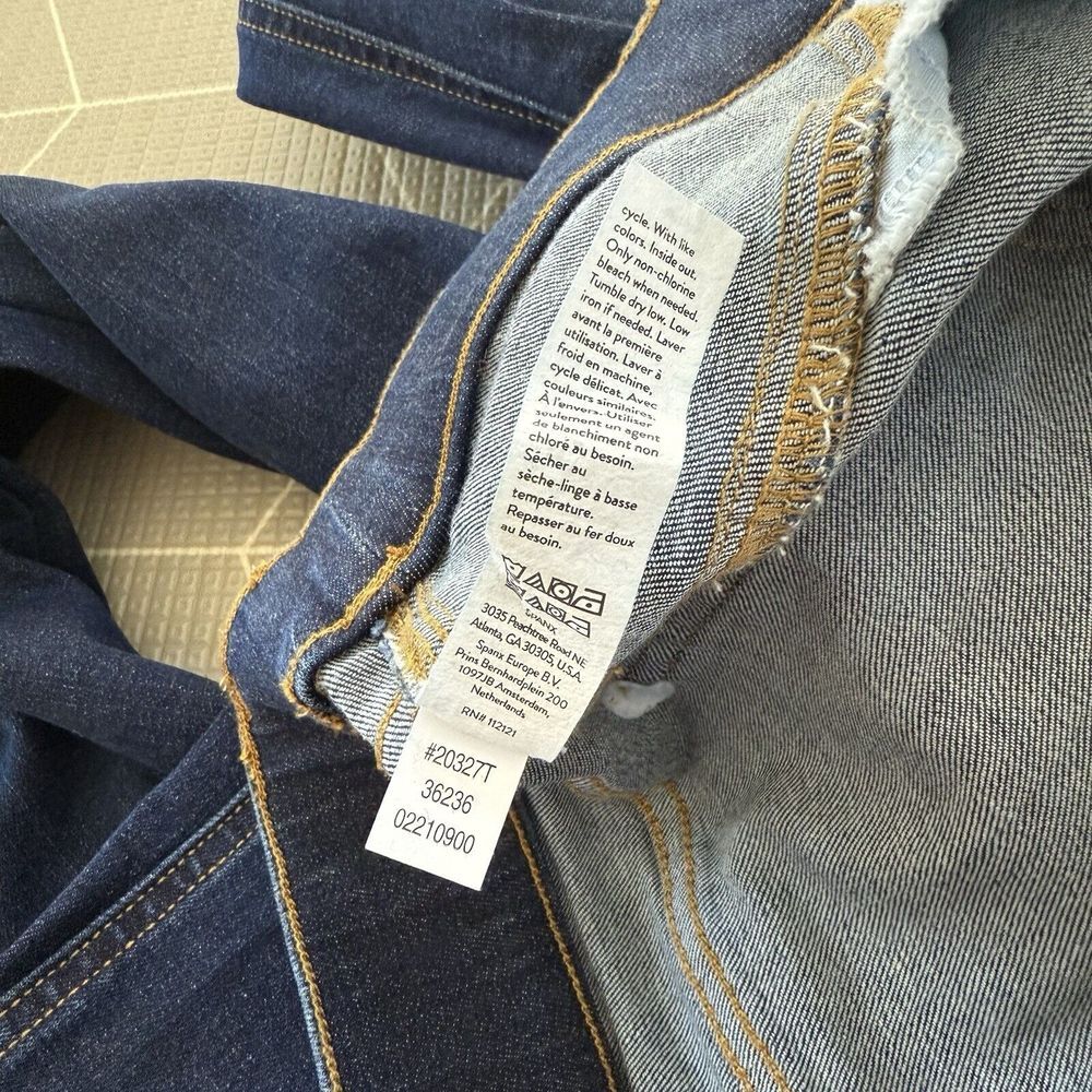 SPANX Dark Blue Boot Cut Jeans - Picture 7 of 10